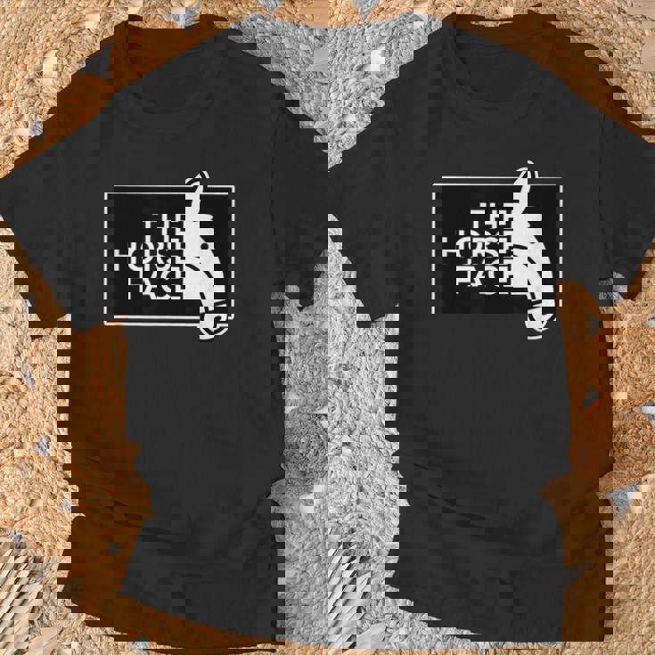 ザ・ホース・フェイス The Horse Face 午年 馬【十二支 干支】2026年 ブランド パロディ Tシャツ 高齢者への贈り物