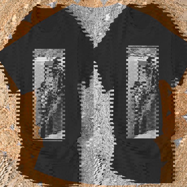 ジャクソン5ポップグループ マイケル・ジャクソン ロンドン 1977 Tシャツ 高齢者への贈り物