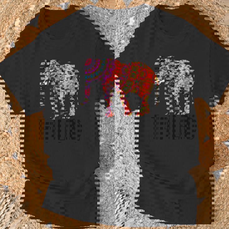 タイ象のお土産シャツ Tシャツ 高齢者への贈り物