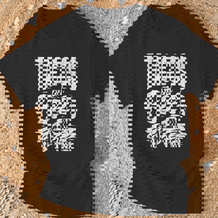 タコス ビール なぜここにいるのか パブ シンコ・デ・マヨ メキシコを飲む Tシャツ 高齢者への贈り物