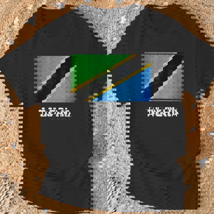 タンザニア国旗tシャツ Tシャツ 高齢者への贈り物