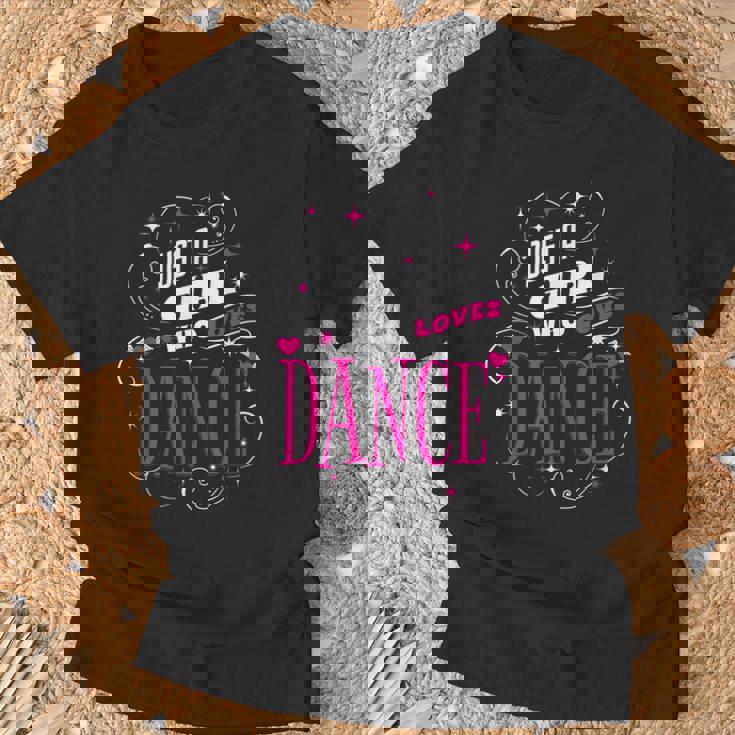 ダンス好きのためのダンスが大好きな女の子だけ Tシャツ 高齢者への贈り物