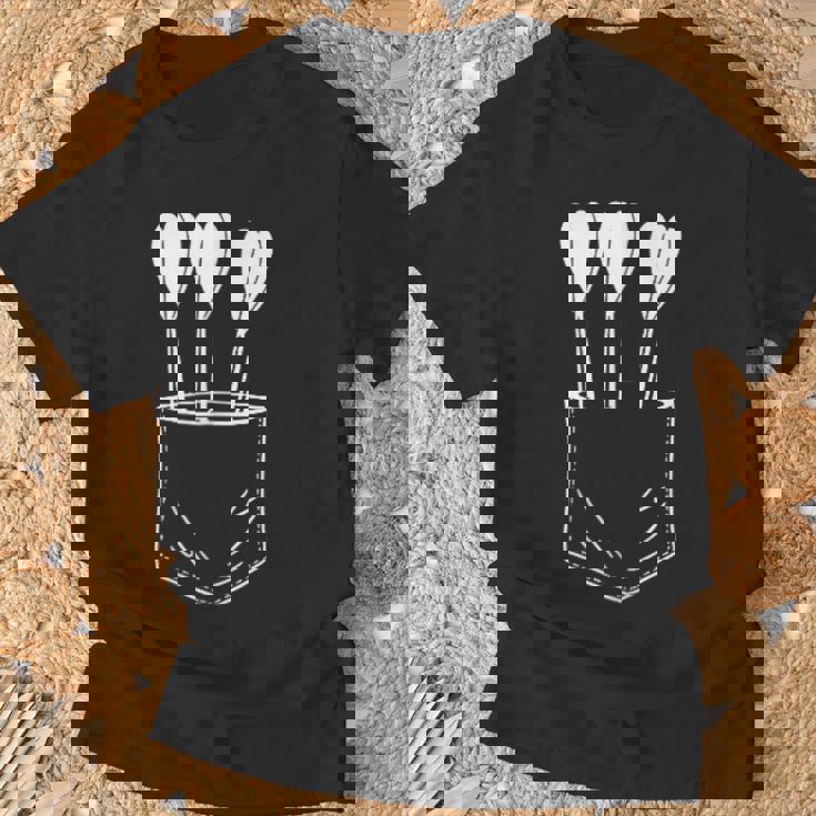 ダーツ ポケット 矢 ダーツ Tシャツ 高齢者への贈り物