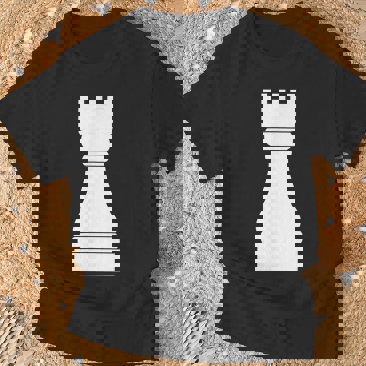 チェス、チェスの駒、ルーク、チェス愛好家、ギフト Chess Tシャツ 高齢者への贈り物