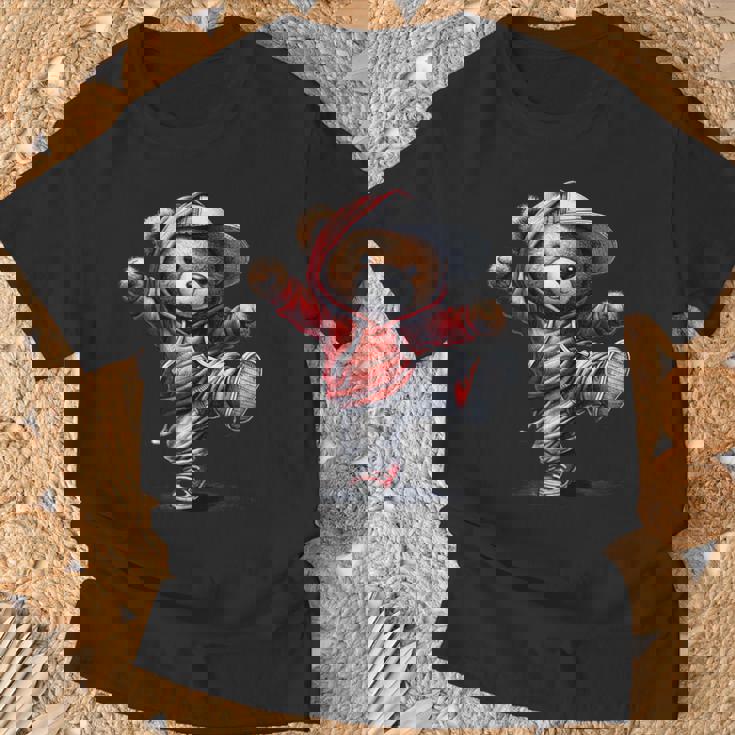 テディ愛好家やキッズダンサーのための面白いクマ Tシャツ 高齢者への贈り物