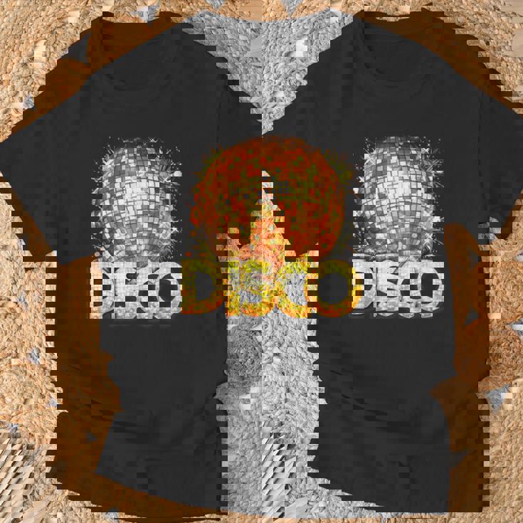 ディスコフィーバーコスチューム女性男性-ダンステーマパーティー用品 Tシャツ 高齢者への贈り物