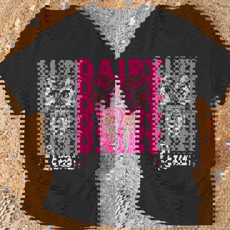 デイリークイーン 酪農家 牛 酪農 少女 ママ コケット Tシャツ 高齢者への贈り物