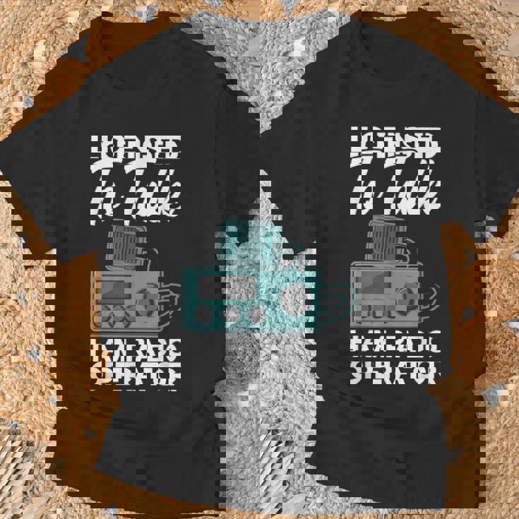 トークハム ラジオオペレーターアマチュア無線 ハム無線機許諾済 Tシャツ 高齢者への贈り物