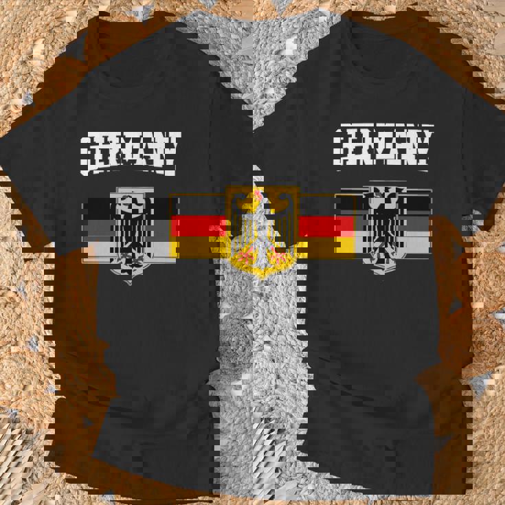 ドイツの国旗 ドイツの国章 長袖tシャツ Tシャツ 高齢者への贈り物