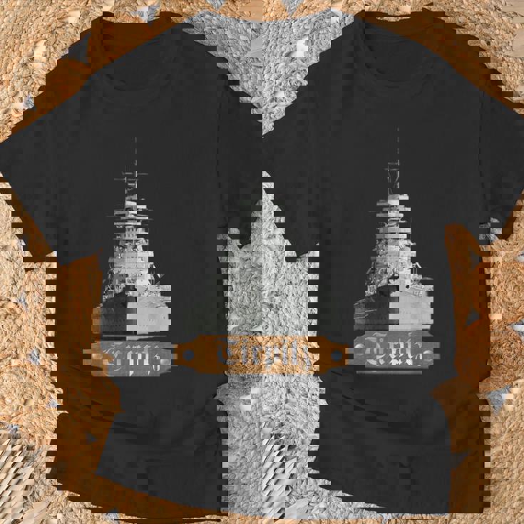 ドイツ戦艦ティルピッツ 第二次世界大戦海軍 Tシャツ 高齢者への贈り物