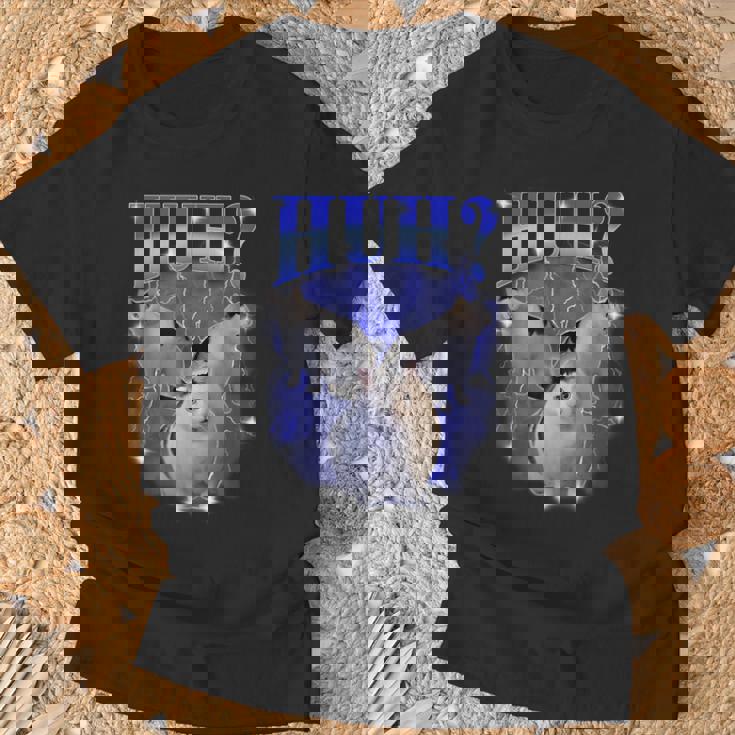 ハグ・バリー・キャット・ミーム面白い奇妙な海賊版特有のダンク・ミーム Tシャツ 高齢者への贈り物