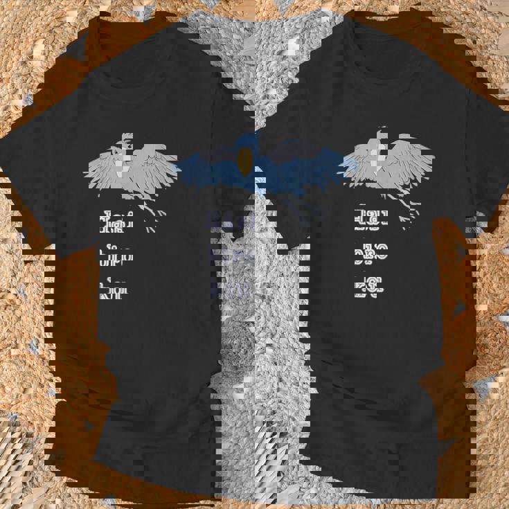 ハシビロコウさん 『いん ざ すかい』どうぶつフレンズ 動物園の生き物 大きな鳥 Tシャツ 高齢者への贈り物