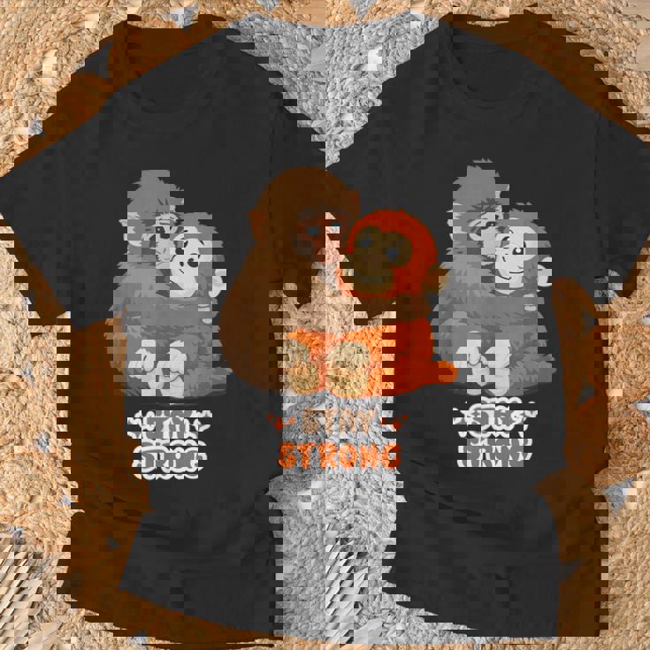 パンチパンチくん 寂しい動物園猿 Tシャツ 高齢者への贈り物