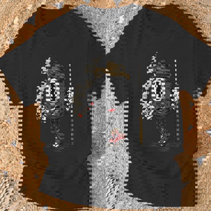 ビリヤードボール 8プールビリヤード Tシャツ 高齢者への贈り物