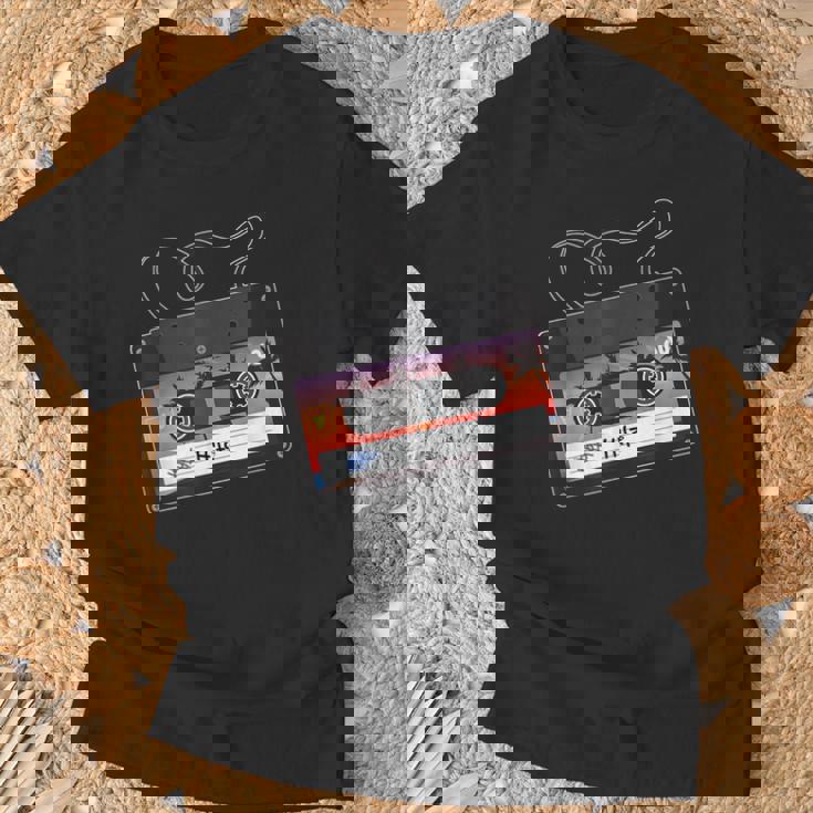 ビーチ ミックステープ ハワイアン アロハ パーム サンセット 80年代 Tシャツ 高齢者への贈り物