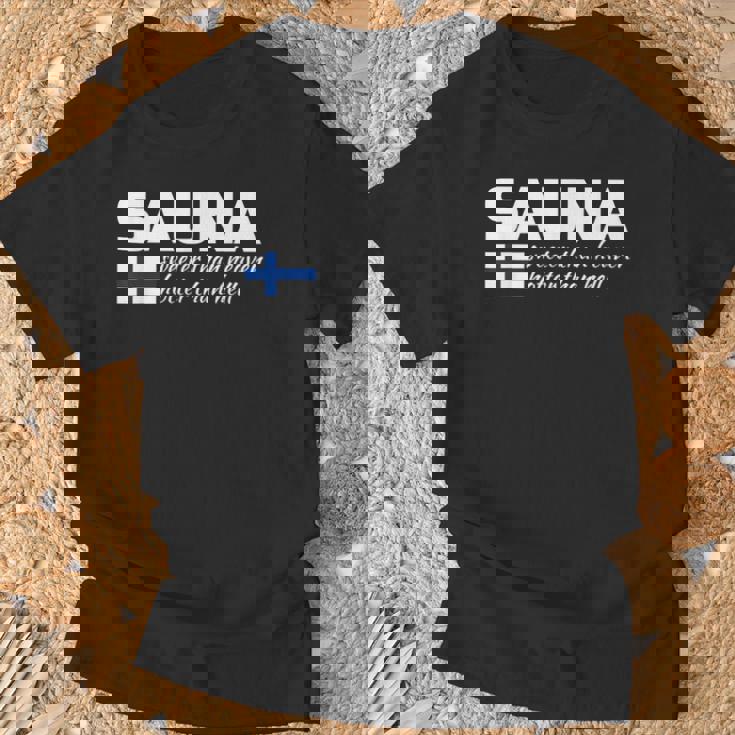 フィンランドのフィンランド サウナ ヘブン ホッター よりヘヴン ホッター Tシャツ 高齢者への贈り物