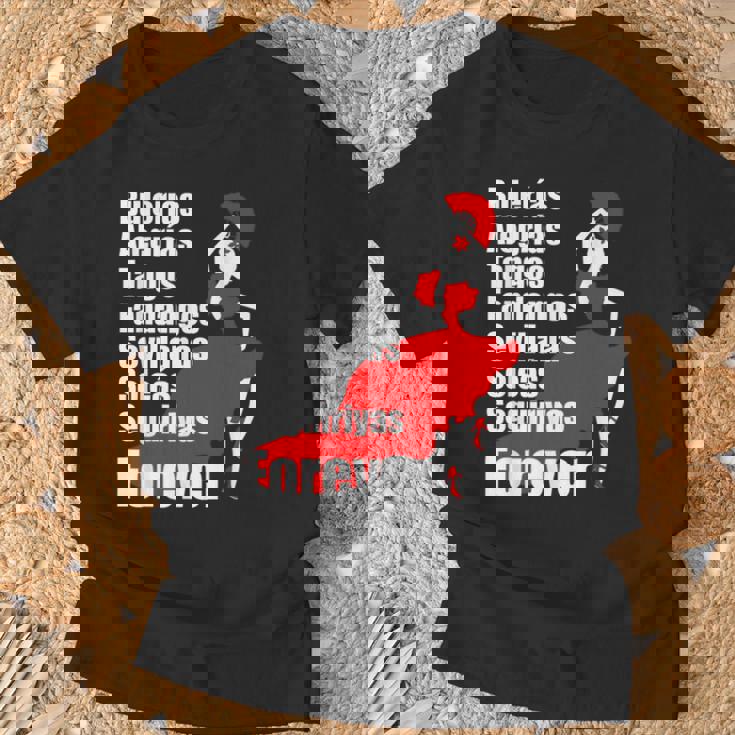 フラメンコダンススタイルパロス Tシャツ 高齢者への贈り物