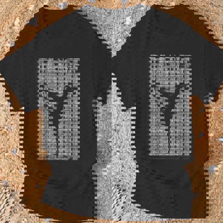 ブレイクダンス シャツ ヒップホップ ダンス イメージ シルエット ブレイクダンス Tシャツ 高齢者への贈り物