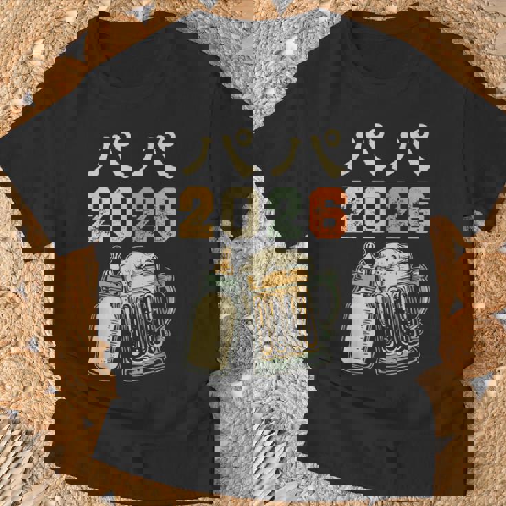 プレパパ2026・パパになりました・妊娠報告 パパ・パパになる予定 Tシャツ 高齢者への贈り物