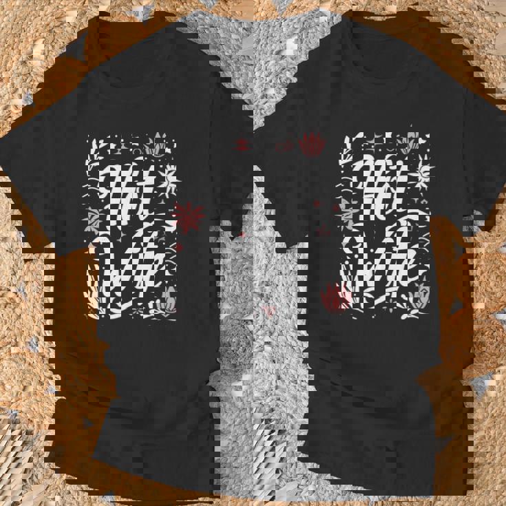 ホットワイフライフスタイルセクシーホットワイフ 長袖tシャツ Tシャツ 高齢者への贈り物