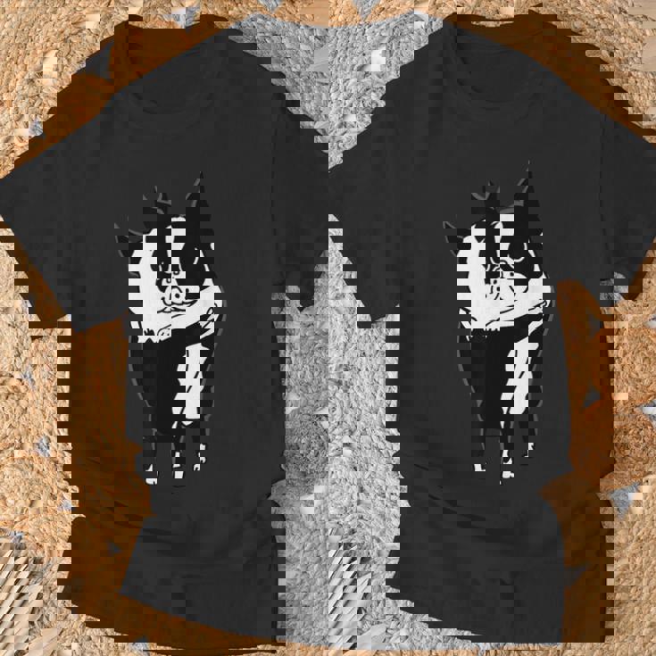 ボストンテリアハグ Tシャツ 高齢者への贈り物