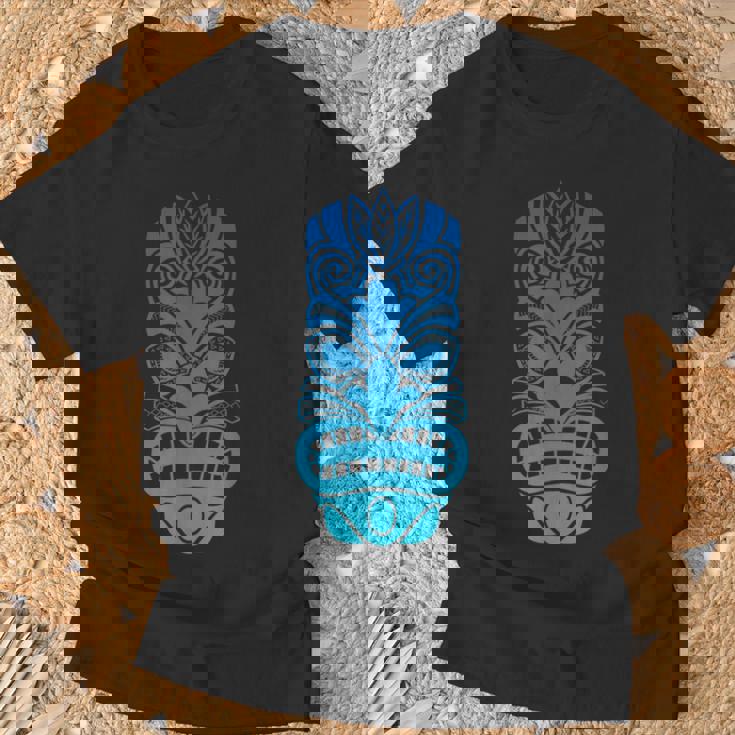 ポリネシア ティキ マオリ ハワイアン トライバル Tシャツ 高齢者への贈り物