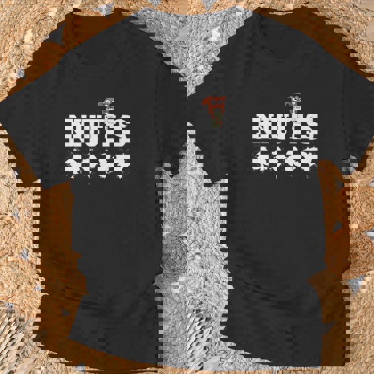 ポーカーデザイン リスの実カードゲーム ポーカーギフト 長袖tシャツ Tシャツ 高齢者への贈り物