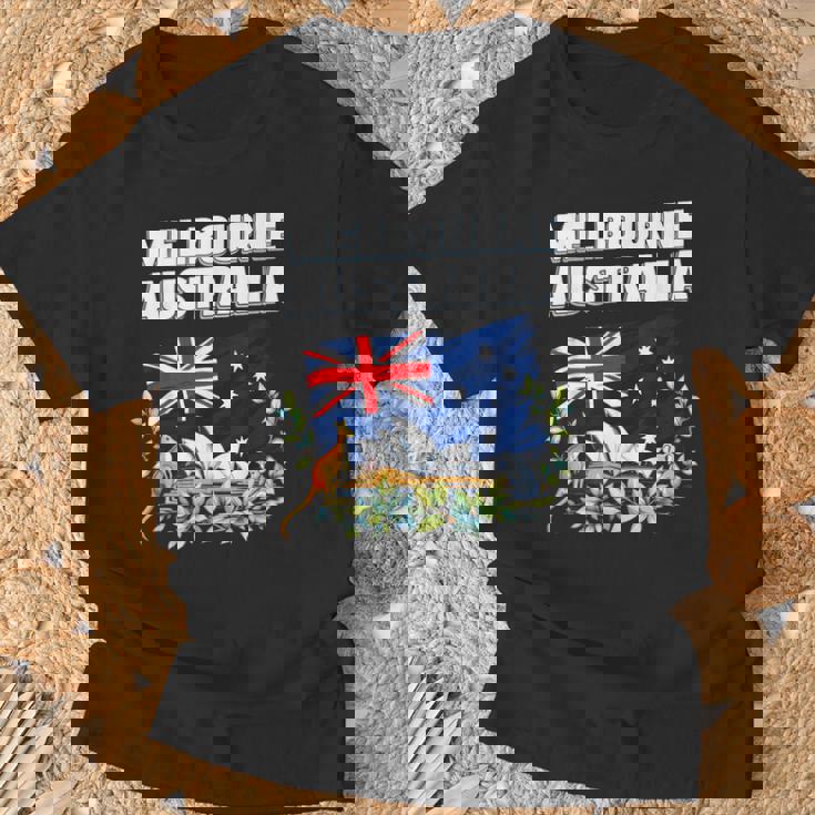 メルボルン オーストラリア お土産 オーストラリア国旗 カンガルーコアラ Tシャツ 高齢者への贈り物
