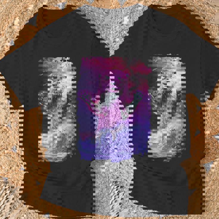 モンスター・クラーケン カワウソ神話 深海の生き物 Tシャツ 高齢者への贈り物