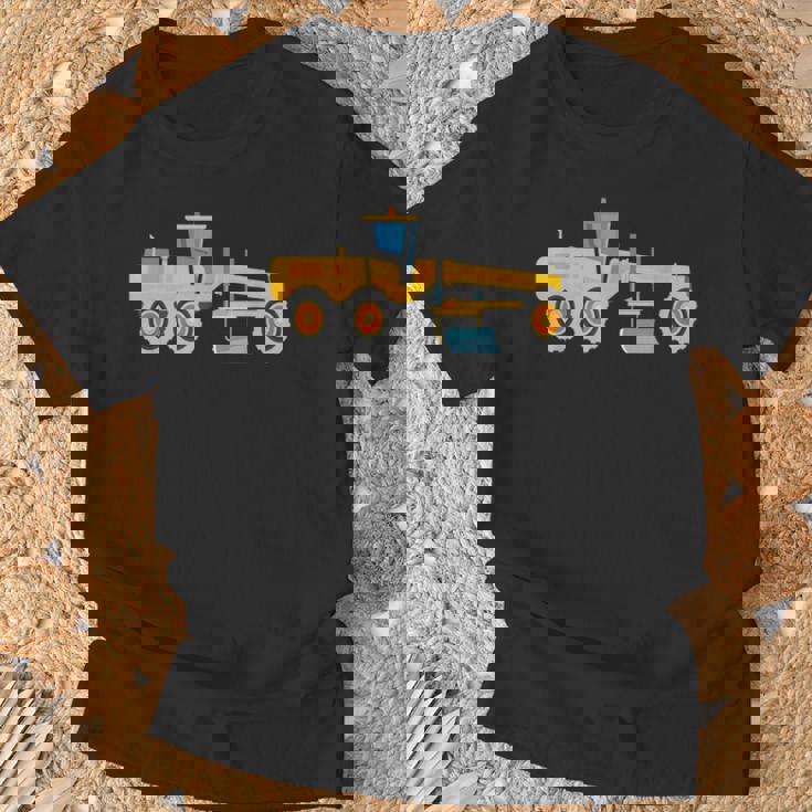 モーターグレーダー大好き、メンズ・ボーイズ・キッズ Tシャツ 高齢者への贈り物