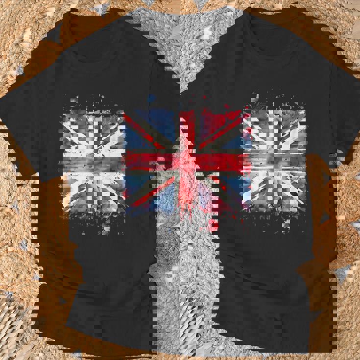 ユニオンジャック インクスタイル アート イギリス国旗 イギリス 国旗 イギリス Tシャツ 高齢者への贈り物