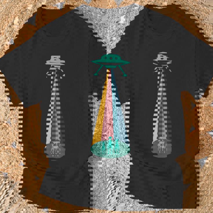 レトロ 宇宙人 宇宙船 Ufo Tシャツ 高齢者への贈り物