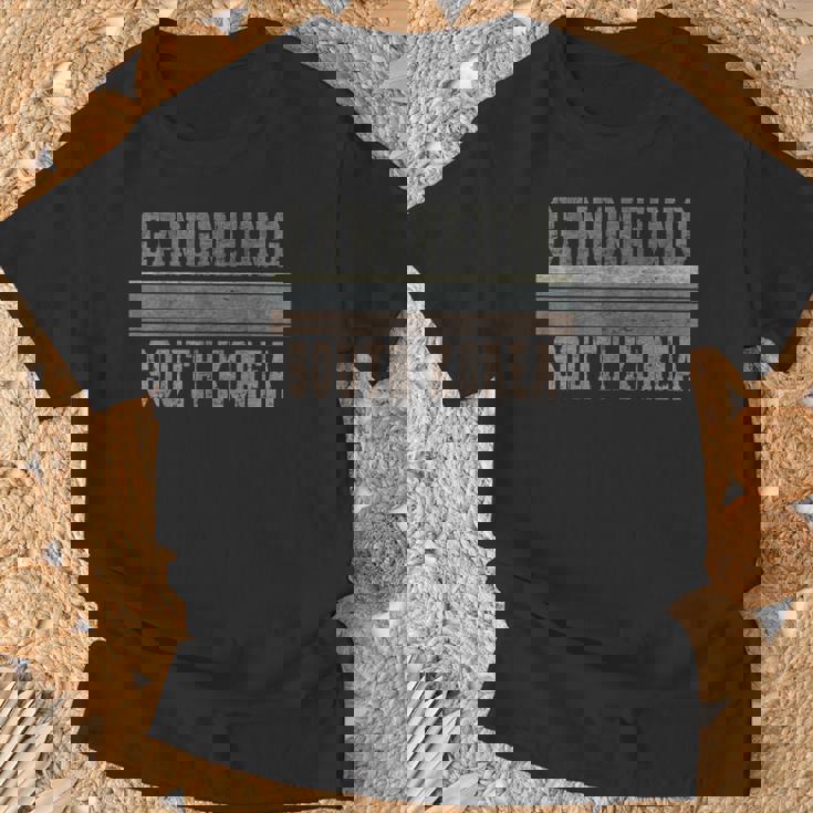 レトロ 江陵 韓国 Tシャツ 高齢者への贈り物