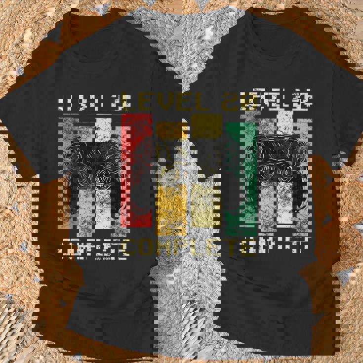 レベル20コンプリート20歳誕生日プレゼントゲーマー Tシャツ 高齢者への贈り物