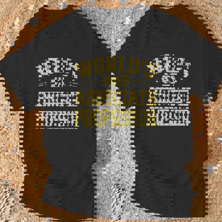 ワールドベスト准教授職位准教授 Tシャツ 高齢者への贈り物