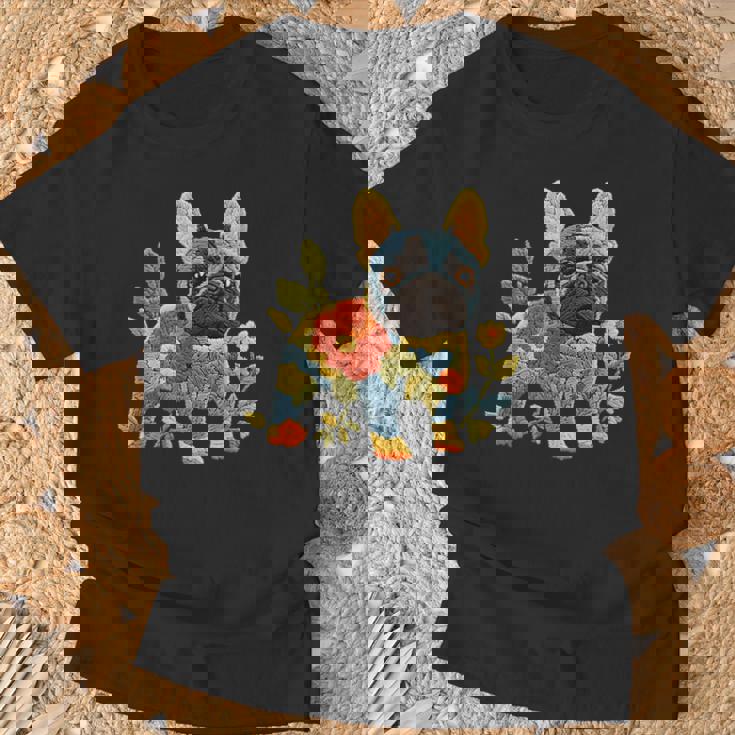 ヴィンテージ フレンチブルドッグ ママ 犬 フレンチブルドッグ 母の日 Tシャツ 高齢者への贈り物