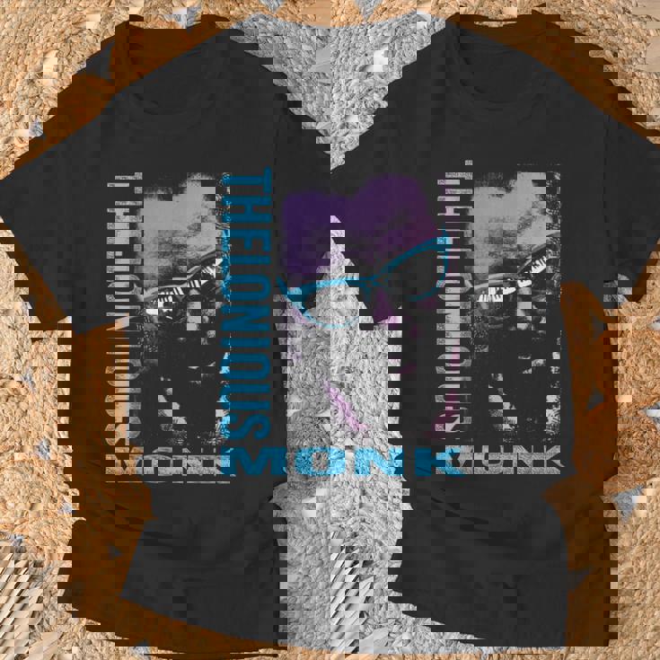 公式セロニアス・モンク・ジャズ・アイコン・マーチ イタリアの鍵盤 Tシャツ 高齢者への贈り物