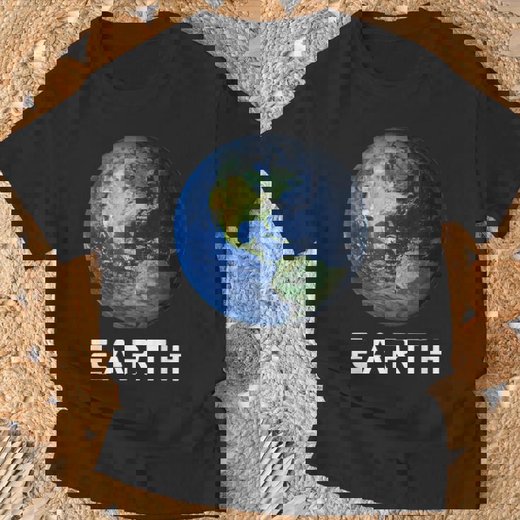 太陽系 第3惑星 地球 宇宙 Tシャツ 高齢者への贈り物