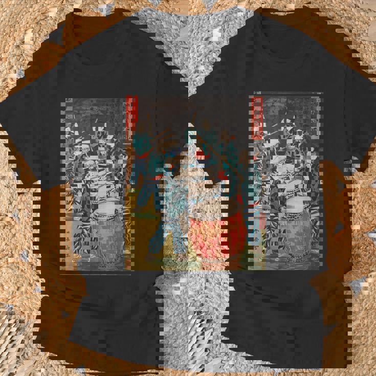 太鼓 太鼓 日本文化 日本 太鼓 音楽 楽器 Tシャツ 高齢者への贈り物