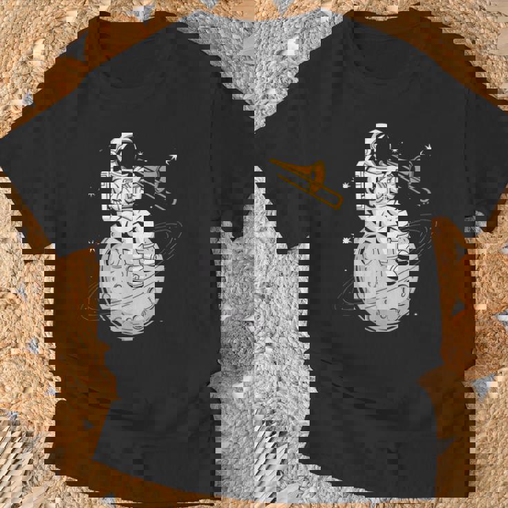 宇宙飛行士 演奏 トロンボーン 楽器 プレーヤー トロンボニス Tシャツ 高齢者への贈り物