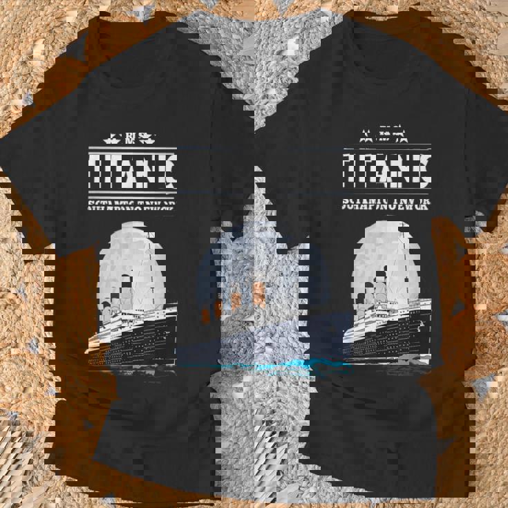息子のための1912年のヴィンテージタイタニック航海船クルーズギフト Tシャツ 高齢者への贈り物