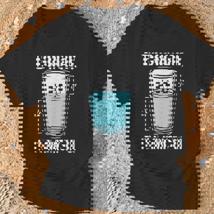 技術的には常に完全な物理科学ユーモア Tシャツ 高齢者への贈り物