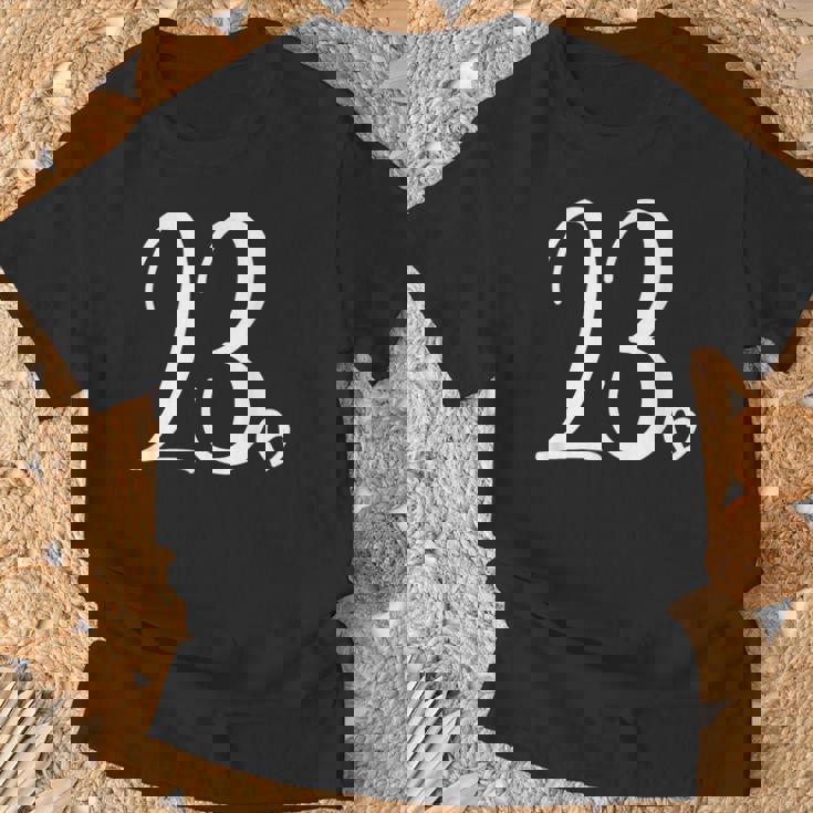 数字23 23歳 23歳 23歳の誕生日 23歳 Tシャツ 高齢者への贈り物