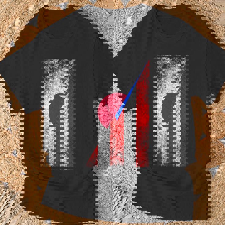 日本&プエルトリコの旗 日本のプエルトリコ。 Tシャツ 高齢者への贈り物