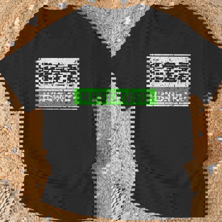 日本列車予約シート標識 新幹線 Tシャツ 高齢者への贈り物