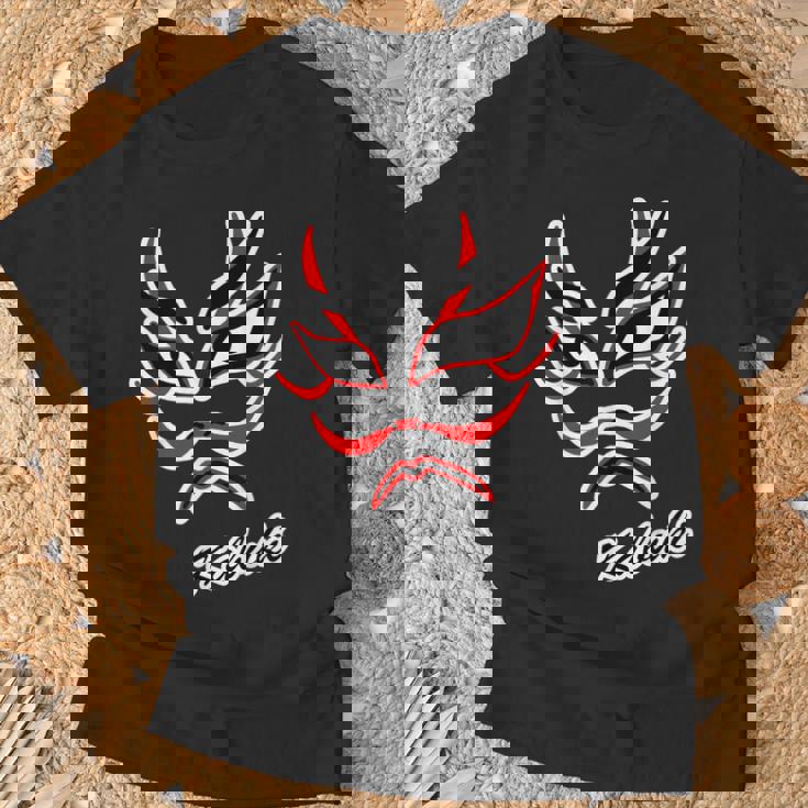 歌舞伎 カブキ Kabuki【顔】日本 文化 和柄 面白い Tシャツ 高齢者への贈り物