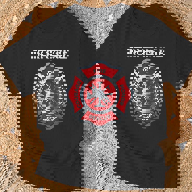 消防士 Ems 消防救助 Tシャツ 高齢者への贈り物