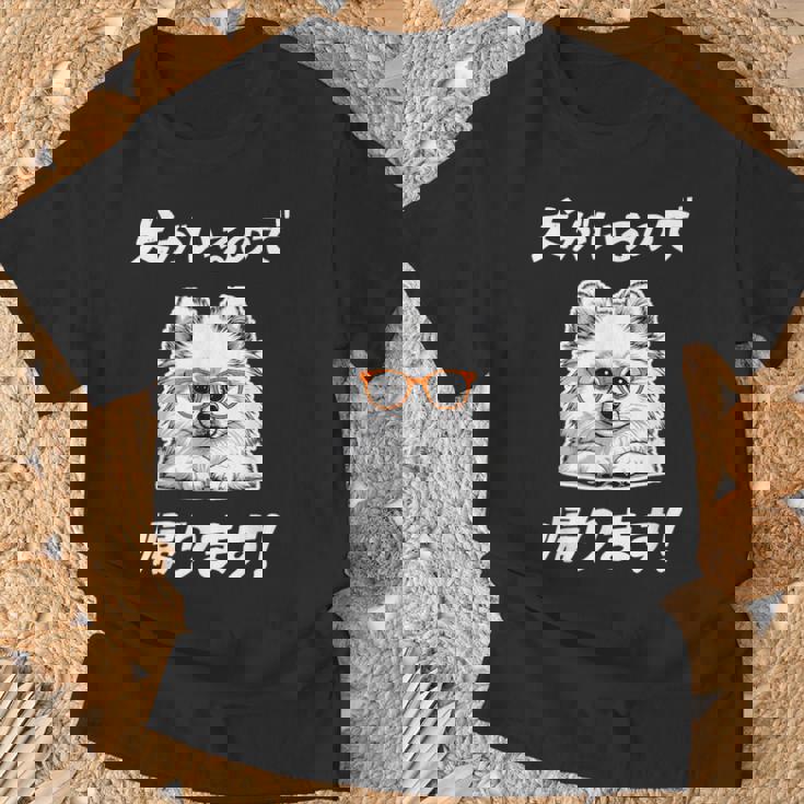 犬がいるので帰る ポメラニアン グッズ 犬好き おもしろ 面白い ネタ 笑える Tシャツ 高齢者への贈り物