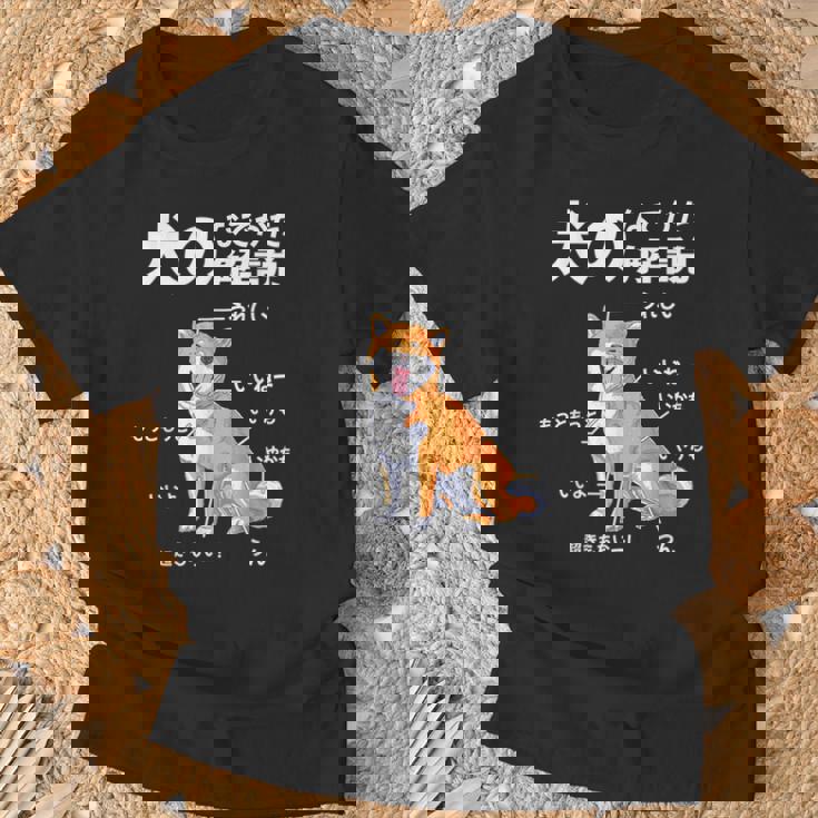 犬のなでかた解説 犬好き アイデア ギフト サプライズ わんこ 半袖 ペット プリント 犬の日 おもしろ Tシャツ 高齢者への贈り物