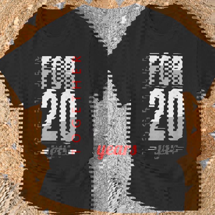 結婚20周年 結婚記念日 磁器 結婚記念日 Tシャツ 高齢者への贈り物